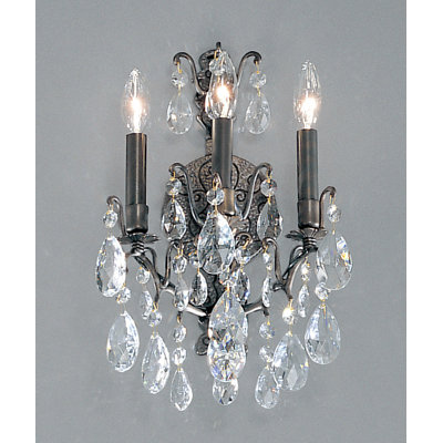 Lampe murale bougie 3 lumières Gregor
