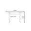 Nordic minimalist console table-177184416