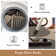 Narze Modern Easy Jute Machine Washable Area Rug Outdoor Rug with Non-Slip Backing for Living Room, Dining Room, Bedroom