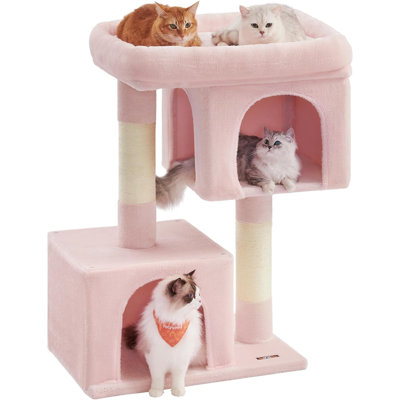 Arbre à chat, tour pour chat, XL, condo pour très grands chats jusqu'à 44 lb, grand perchoir pour chat, 2 grottes pour chat, poteau à griffes