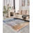 Collection Abstract Design Turquoise Gray Rust Machine Washable Super Soft Area Rug-161729607