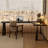Black Rectangular Solid Wood+Iron Writing desk-1555558065-1555558060