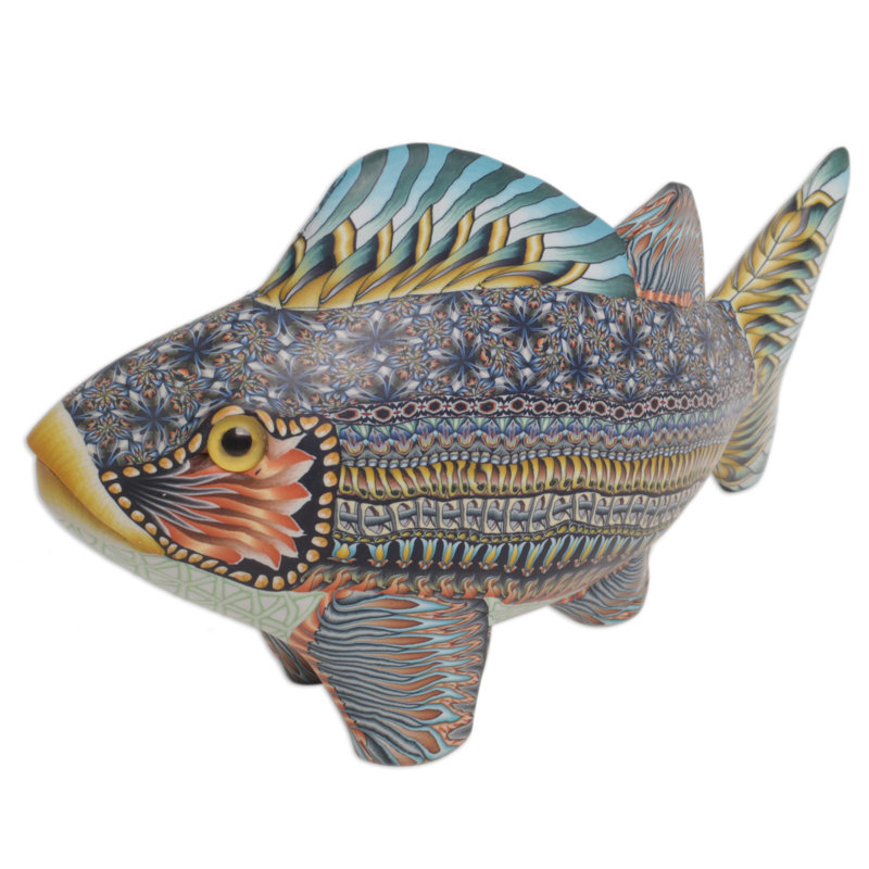Bali Fish Polymer Clay Figurine