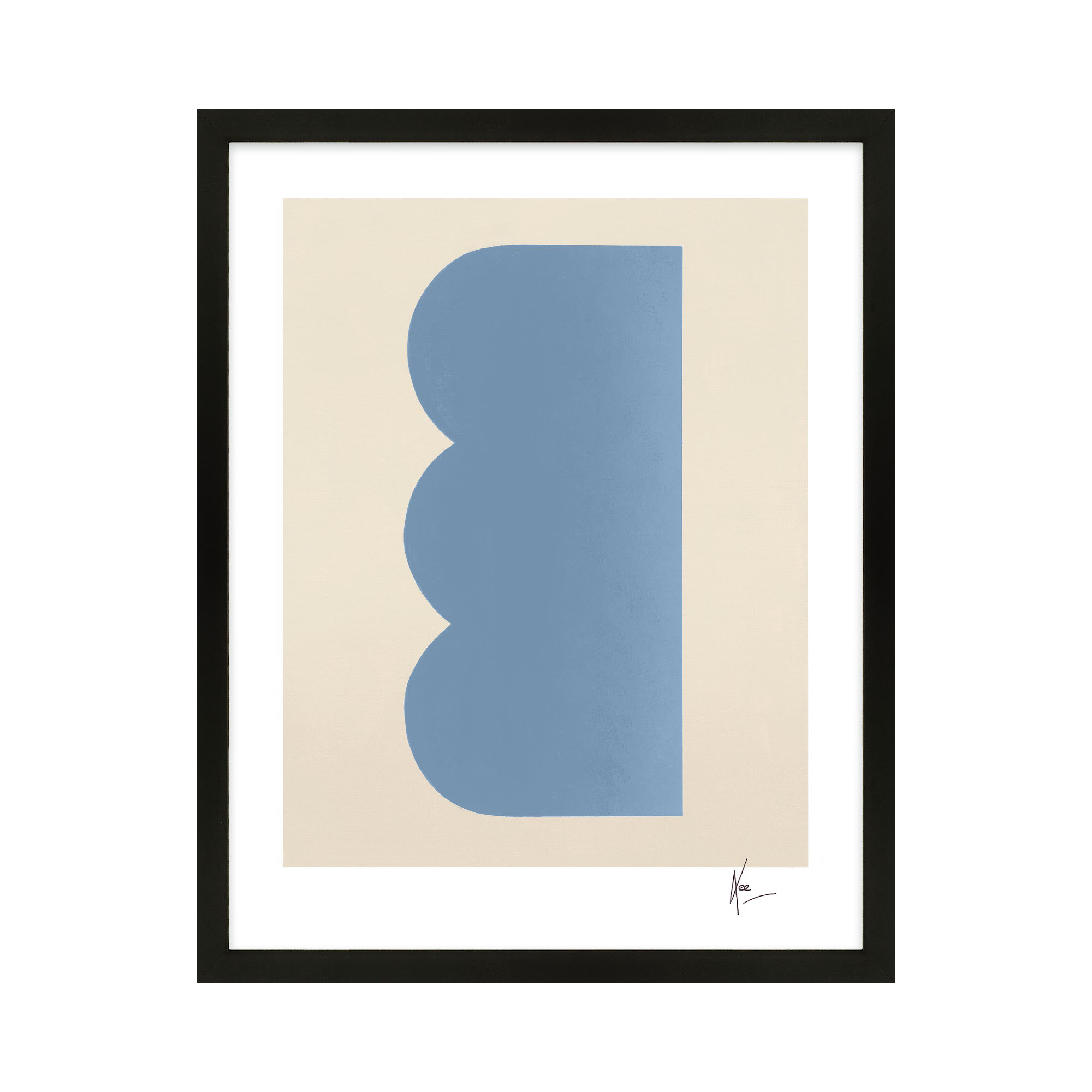 Keyhole 6 by Lee Lessem, Black Framed, 30" H x 24" W x 1.25" D