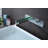 Sumerain Modern Wall Mount Bathroom Sink Faucet with LED Temperature Indicator, Adjustable Height Single Handle Vessel Faucet, Chrome