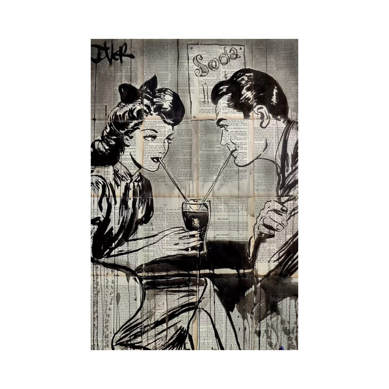 Soda Pop by Loui Jover - Wrapped Canvas Print, 101.6 cm H x 66.04 cm W x 1.91 cm D