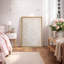Œuvre d'art minimaliste minimaliste beige, géométrique neutre moderne, chambre à coucher ou étude murale, impression sur toile encadrée-115240444-115240437-115240436