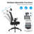 Tacroney Task Chair with Headrest