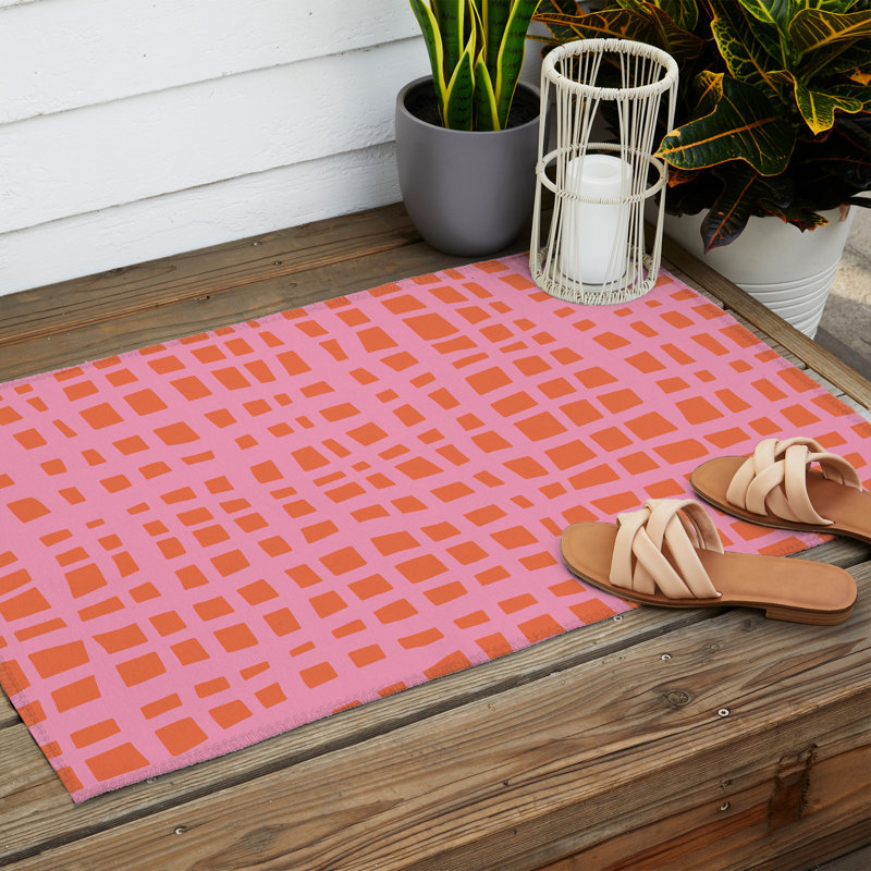 Tapis rectangulaire Jaylene avec envers antidérapant, Rectangle 2 pi x 3 pi