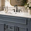 Meuble-lavabo mural 36 po avec lavabo en céramique Mavessa-587443197