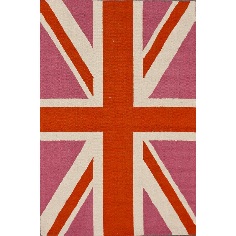 Tapis fantaisie Panitz England Bubble Gum, 6' x 9'
