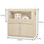 Grande enceinte en bois pour hamster, avec rangement et fenêtres en acrylique, armoire indépendante facile à nettoyer, fabrication en bois, installation simple et transparente-1317020701