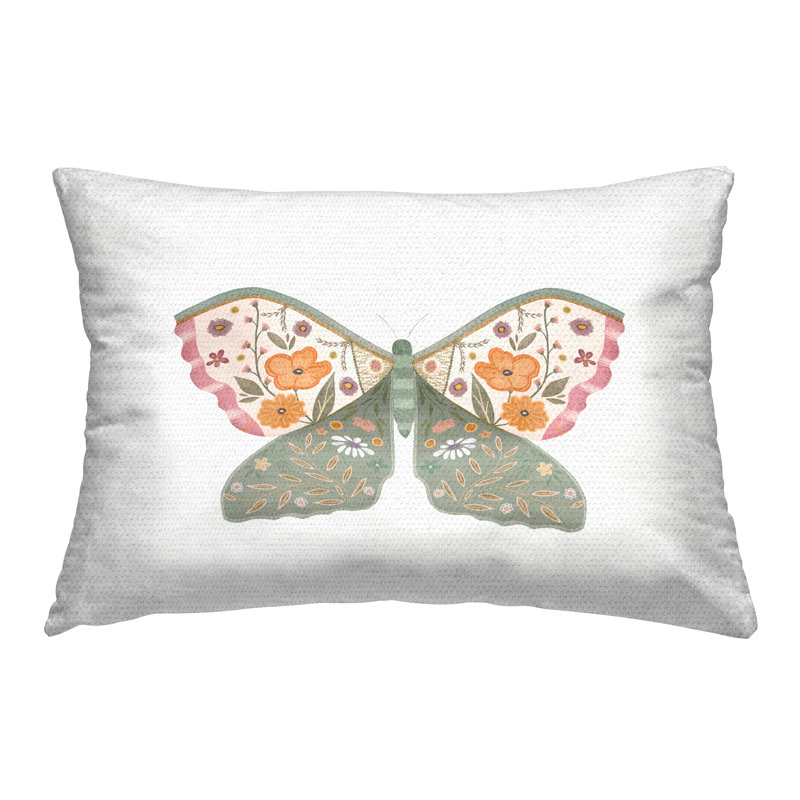 Coussin d'extérieur imprimé "Escargot parmi les champignons" par Kim Allen