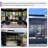 12' x 20' hardtop garden pavilion in mauve with aluminum solarium and detachable windows with 48' garland