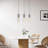 Modern Pendant Lighting with Chromed Finished, Chandeliers with Bubble Glass