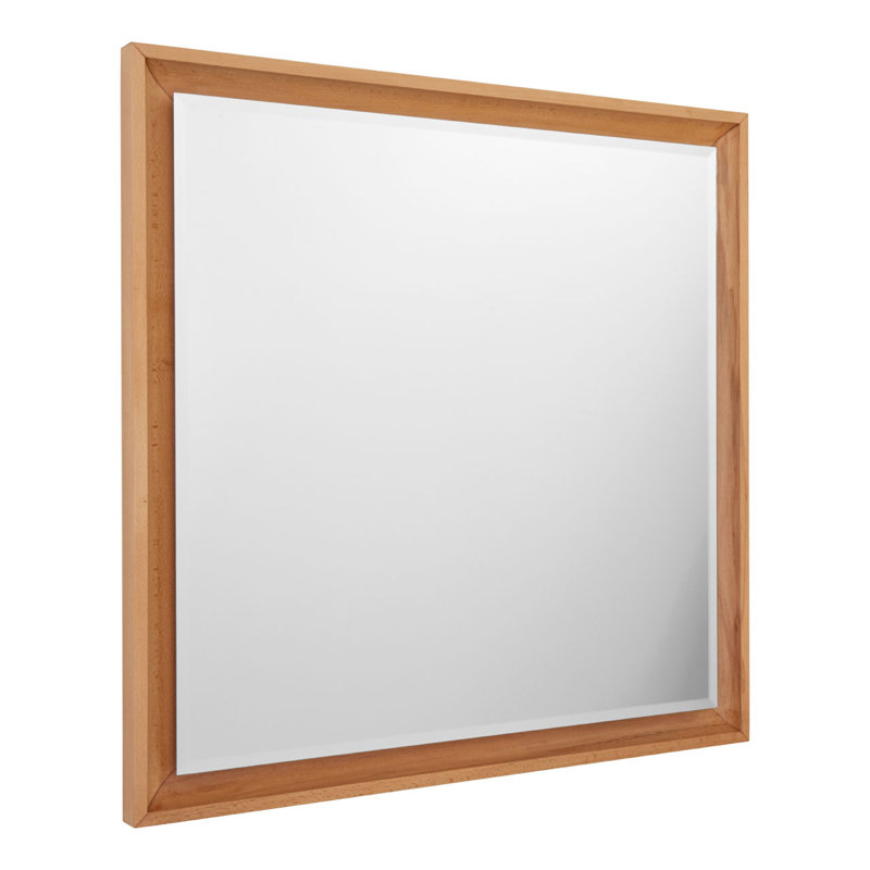Angelica Solid Wood Flat Wall Mirror