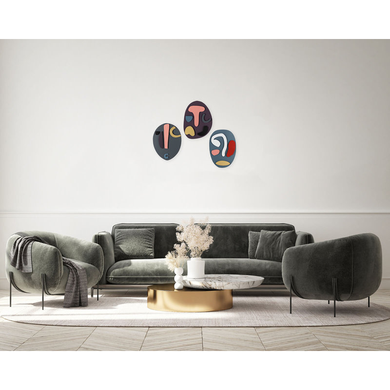 Handmade Modern People Wall Decor on Metal