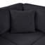 Canapé modulaire Basic, canapé surdimensionné de 115,3 po avec méridienne et trois coussins décoratifs-211354430
