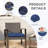 Outdoor 4'' Dining Chair Seat Cushion-986330111-986330106