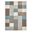 Lozano area rug Machine Woven Rectangle Beige/Blue-24398543