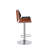 Madalynn Swivel Upholstered Adjustable Height Counter Stool with Metal Frame-24863067-24863068