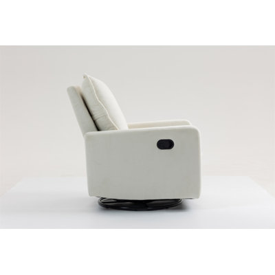 Short Plush Manual Button Armchair Sofa
