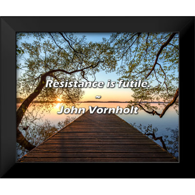 John Vornholt Quote: Resistance is futile.