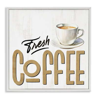 «Fresh Hot Coffee», estampe numérique, design par Kim Allen