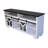 65.3" Tv Stand Featuring Led Lights, Barn Door With Metal Mesh, Y - Shaped Detail, White And Black Walnut Finish, Design, Supports 60 69 Inch Tvs, Practical , Iron Mesh Style Ornament, + Look,-569611372