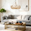 12-Light Dimmable Flower Crystal Chandelier