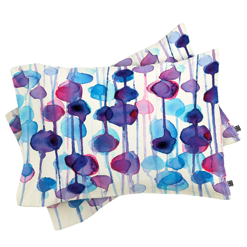 Taie d'oreiller aquarelle abstraite, Standard