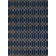 Glam Navy Blue Gold Area Rug