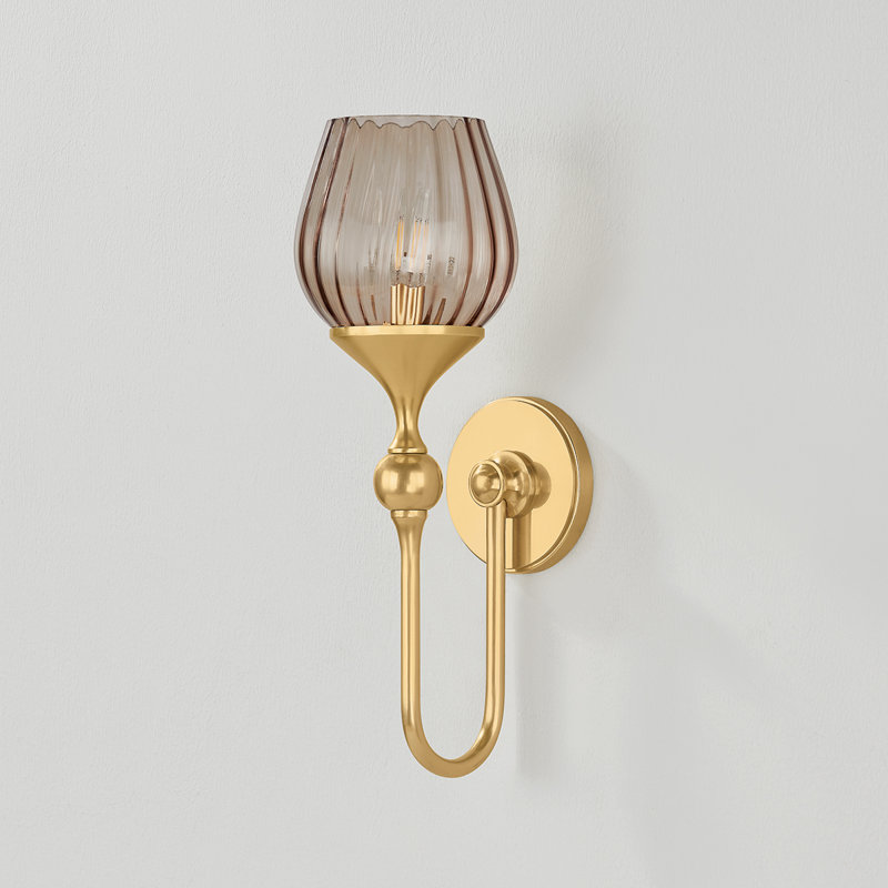 Chatton Wall Sconce in Aged Brass