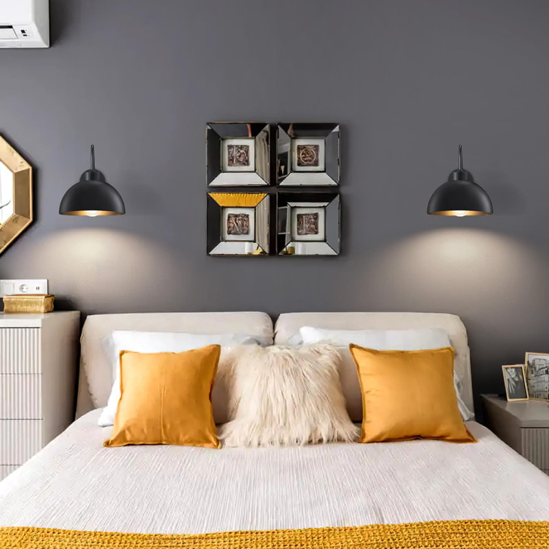 Aalap Plug In Iron Armed Sconce