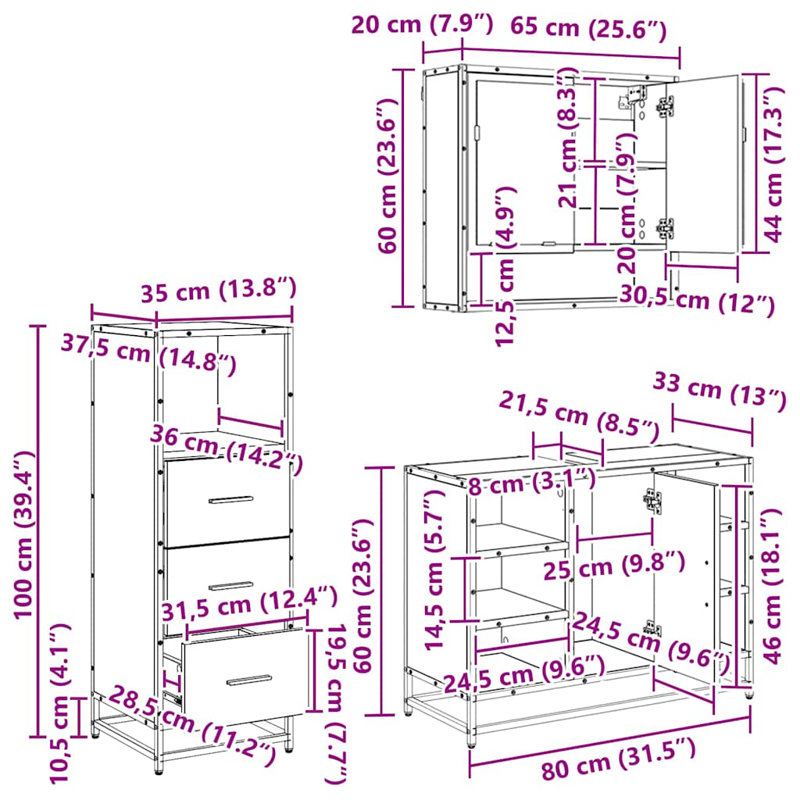 Bathroom Furniture Suite