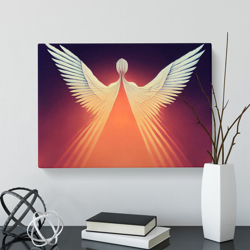 Heavenly Angel Abstract - Wrapped Canvas, 35cm H x 50cm W x 3cm D
