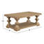 Table basse ronde en tambour tissé à la main Abaca-94583904