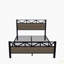 Structure de lit double, assemblage facile