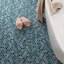 Hudson Penny Round Aquamarine 11-7/8" x 12-5/8" Porcelain Mosaic Tile