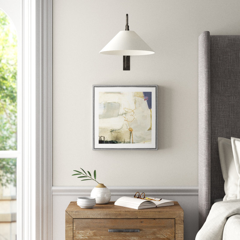 Pique I - reproduction sur toile, Cadre argenté, H 17,5 po x l 17,5 po x P 1,5 po