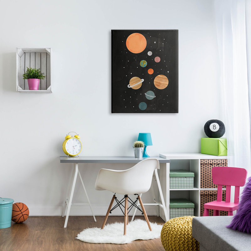 «Solar System Planets Sky» par Nina Muis, H 40 po x l 30 po x P 1,5 po