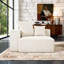 Chaise longue rembourrée en velours côtelé Osterhus-358744581
