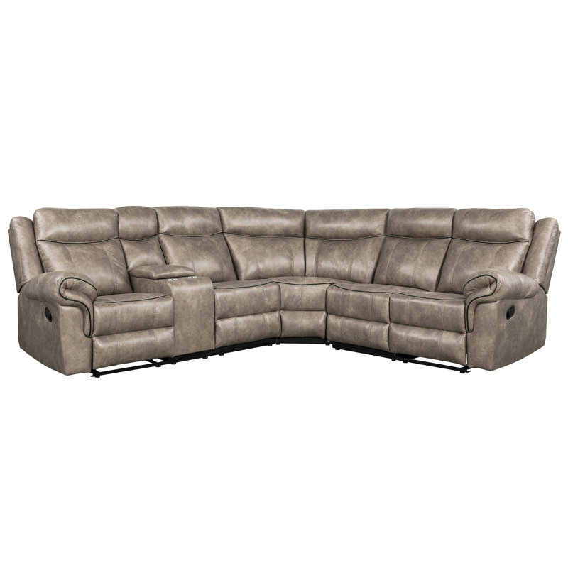 Fauteuil inclinable manuel avec porte-gobelet Ibison, Brun