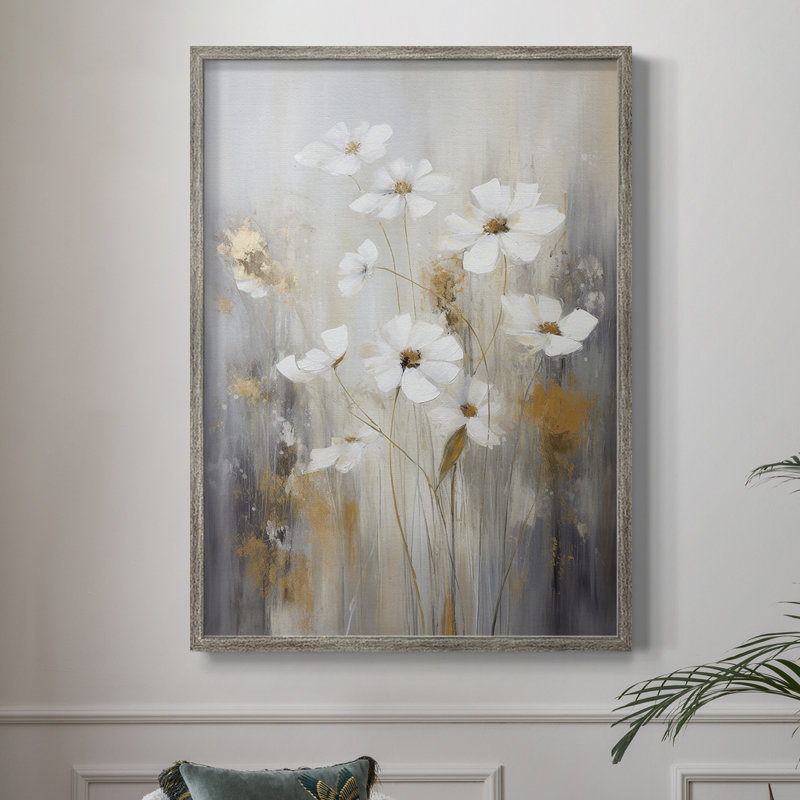 «FLORAL Series CCLxxxvii», reproduction encadrée - bois massif, H 15 po x l 12 po