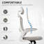Chaise de bureau ergonomique, chaise de bureau avec support lombaire, gris-837857968-837857982