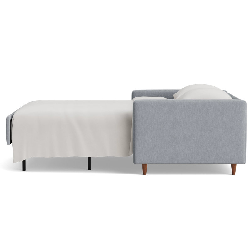 MCM Sofa Bed, Performance Weave - Zinc