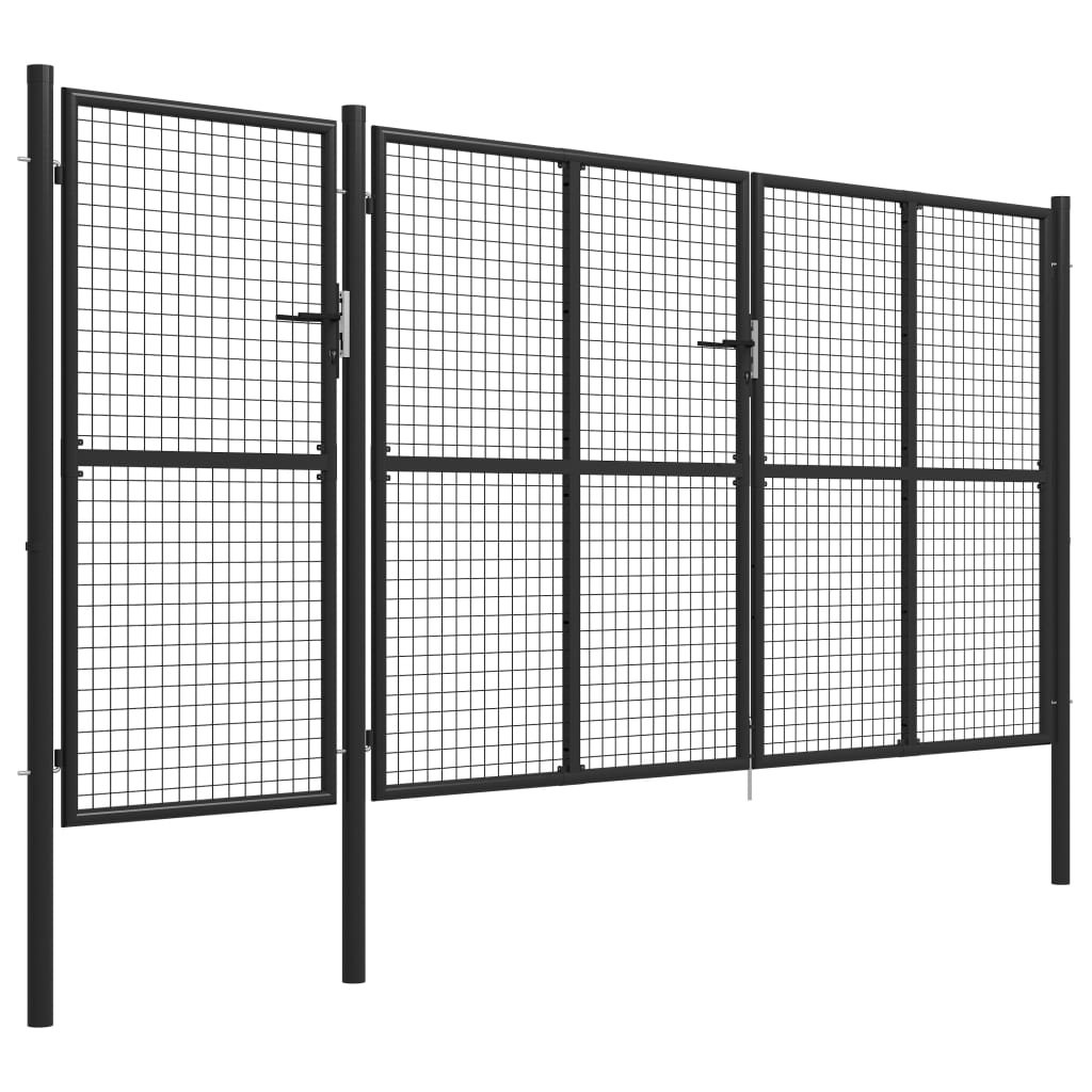 Acotas 200cm H x 400cm W Anthracite Metal Gate