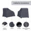 Housses de chaise de patio Isham