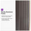 Toit double en aluminium pour pavillon de jardin brun-109244134