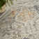 Rectangle  Floral Power Loomed Area Rug in Gray/Tan/Brown